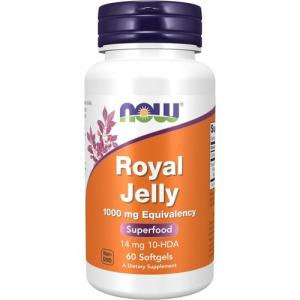 NOW ROYAL JELLY 1000 MG 14 MG 60 CAPSULES